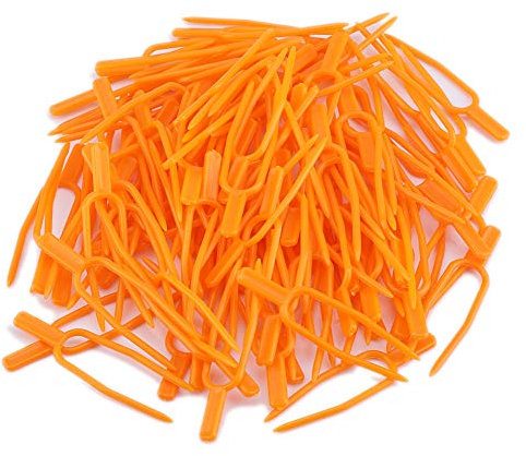 DADEA 100 Stück Pflanzenklammern, Pflanznadeln, Pflanznadeln für Zimmerpflanzen, Pflanzenklammern für Ranken, Gartenpflanzen-Befestigungsklammern, Wiederverwendbar, Stolon-Melonenreben, Sicherungswerk