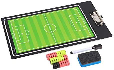 Fußball-Fußballtafel, Magnetische Fußball-Taktiktafel Zum Strategie-Plotten mit Starken Magneten und Radiergummi für den Trainingsunterricht