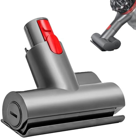 Asdazrxy Motorisierte Mini Turbo Matratzenbürste, kompatibel mit Dyson V7, V8, V10, V11, V15, Ersatzbürste für Matratze, Sofa, Autositz, Sessel, Entfernen von Milben und Staubwischen