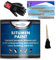 Bitumen Paint Bundle Kit With 1L Bond It Bitumen Roof Sealant - 1X Nitrile Gloves - 1X Tar Brush & 1X Tips Card - Waterproof Rubber Paint For Concrete, Steelwork ,Roofing and Bitumen Paint for Wood.