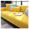 FYFWPA Sofa Überzug Chenille Sofabezug Weiche: Haustier rutschfest Sofaschoner Vintage 1/2/3/4 Sitzer Couch Überzug Einfarbig Sofaüberwürfe für U Form L Form Sektionssofa (Gelb, 110 * 240cm)