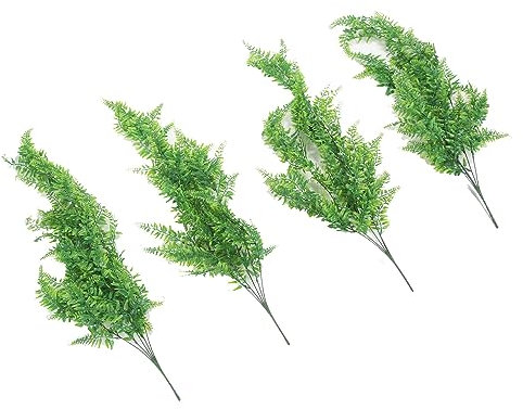SEAFRONT Künstliche Pflanzen, 4PCS -Simulation Künstliche Hängende Pflanzen, Falsche Hängende Grünes Dekoratives Kunsthängelblätter für Home Office Store Jungle Party