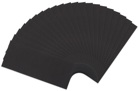 HJZHII 21 Stück 2000 Schleifpapier Set, Nass/Trocken 23 x 9,3 cm Nassschleifpapier Trocken Schleifpapier Fein Sandpapier Schmirgelpapier Nassschleifpapier für Holz Metall Auto Glas Lack Wände(2000)