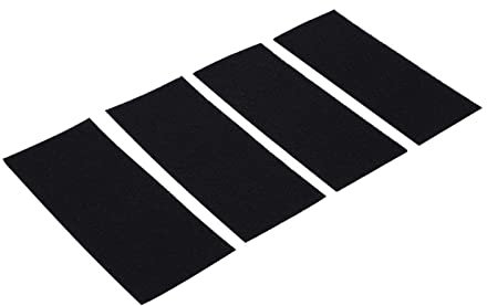 4 Piezas Filtros de Esponja de Carbono de Repuesto, Filtros de Repuesto para Purificadores de Aire Acondicionado Esponja de Espuma de carbón Activado para Cocina casera
