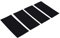 4 Piezas Filtros de Esponja de Carbono de Repuesto, Filtros de Repuesto para Purificadores de Aire Acondicionado Esponja de Espuma de carbón Activado para Cocina casera