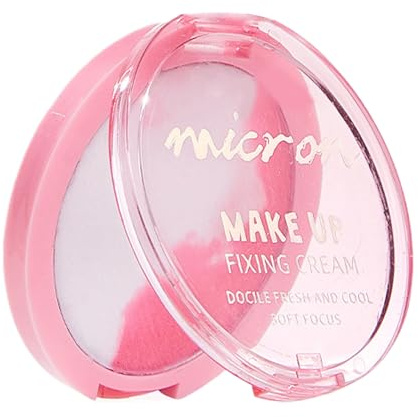 Fixeringspuder Fixeringspuder, Concealer, Minimerar Porer | Oljekontroll Concealer Pressad Kräm För Kvinnor med Känslig Hud, Krämig Makeupfixerande Foundation, Blurring Balsam 4.5g