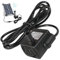 Dbvnnsy Bomba de Agua Solar DC 5.5V-12V 3W Mini Bomba de Fuente Solar para el Acuario de pájaros de Estanque de jardín, 300 l/h de Agua Sumergible Tranquila con Spray de 4.9 pies, sin Panel