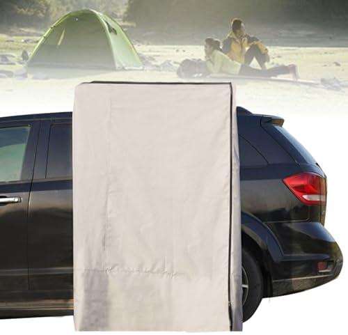 Nicvrea Shower Tent Awning with Roof - Car Awning Shower Room | Privacy Shelter Bathroom Outdoor Camping Changing Room, Portable Car Side Instant Tents,100x100x200cm