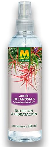 Abono para Claveles de Aire Tillandsias para Aplicación Folir (por la hoja) 250 ml MUY EFICAZ | Nutrición e Hidratación - Spray Listo para Usar | Hidrata y Nutre tu Clavel de Aire | Nexum Market