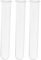 Baoblaze 3 Stück Reagenzgläser Glas, Borosilikatglas Rundboden Reagenzglas, Reagenzgläser Cocktail Bar, Round Bottom PP Test Tube, Test Tubes Borosilikatglas Rundboden Reagenzgläser, Transparent 12cm