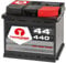 Tokohama T1-54440 Autobatterie 12V 44AH 440A/EN ersetzt 45Ah 46Ah 47Ah Starterbatterie