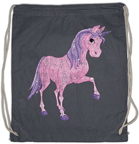 Urban Backwoods Pink Unicorn Turnbeutel Sporttasche