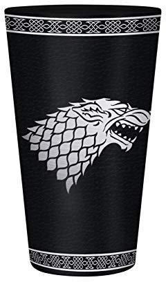ABYSTYLE - GAME OF THRONES - Vaso XXL - 500 ml - Stark - Lámina de metal