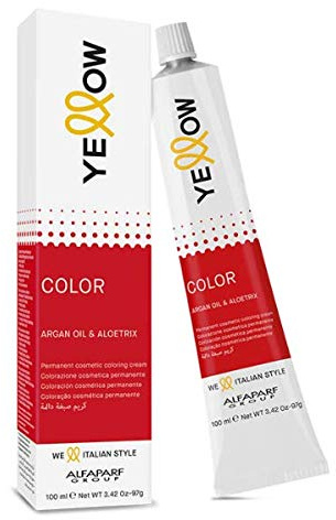 Colorazione Cosmetica Permanente - 7,4 BIONDO medio rame- Yellow Color Argan Oil & Aloetrix - 100 ml - Alfaparf Group