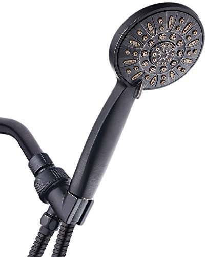 AquaDance hochdruck-6-einstellung öl eingerieben bronze 4 handbrause mit schlauch für das ultimative duscherlebnis!