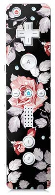 DeinDesign Skin kompatibel mit Nintendo Wii Controller Folie Sticker Rose Blume Pattern
