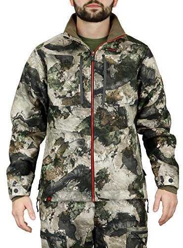 Mossy Oak Jagdjacke mit Futter aus Sherpa-Fleece für Herren