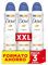 Dove Deodorant Spray 48h Original Alkoholfrei für Damen, mit 100% natürlichem Nähröl und 1/4 Feuchtigkeitscreme, 3 x 250 ml