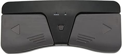 Kabelloses Page Turner-Pedal, Rutschfestes, Leises Fußpedal, Wiederaufladbarer Musik-Page Turner für Tablets, Smartphones, Gesteuert durch Fußschalter Zum Umblättern von Seiten von Musiksoftware