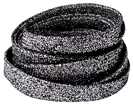 BupiMufi Cordones planos de 9-10 mm de ancho con purpurina [ de material mejorado] resistentes a la rotura metálicos brillantes cordones de zapatos con diseño Bling, negro B, 120
