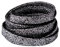 BupiMufi Cordones planos de 9-10 mm de ancho con purpurina [ de material mejorado] resistentes a la rotura metálicos brillantes cordones de zapatos con diseño Bling, negro B, 120