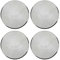 Evarbuild Lot de 4 plaques de cuisson rondes professionnelles en antiadhésive pour four à pizza 30,5 cm