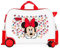 Disney Minnie Diva Valise pour Enfant Multicolore 50 x 39 x 20 cm Rigide ABS Fermeture à Combinaison latérale 34 L 1,8 kg 4 Roues Bagages à Main, Multicolore, Valise pour Enfant