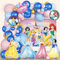 Decoración Cumpleaños Princesas, Globos Princesas, Telón de Fondo Princesas, Globos Princesas Latex, Globo de Aluminio Princesa, Decoracion Fiesta Princesas Cumpleaños Infantil