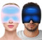 iTHERAU Migräne Maske Kopfschmerzen Maske, 360° Abdeckung Einstellbar Migräne Mütze Migraine Relief Cap, Kalt Warm Kompresse Kühlpads Gel für Kopfschmerzen, Geschwollene Augen, Nebenhöhlen