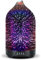 Diffuseur d'huiles essentielles Diffuseur d'aromathérapie en Verre 120ML Humidificateur d'air ultrasonique avec 7-Couleurs Changeantes, Minuterie et Arrêt Automatique pour Chambre Salon Spa Yoga