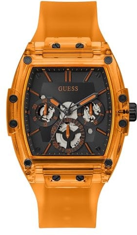 GUESS Herren Uhr Armbanduhr Phoenix GW0203G10 Silicon