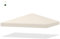 TANGZON 3 x 3M Gazebo Canopy Replacement Cover, Outdoor Waterproof Gazebo Top Cover with Vented Roof, 1-Tier Wedding Party Event Tent Cover for Garden Patio Yard (TOP COVER ONLY) (Beige)