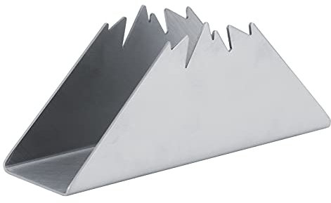 Serviettenhalter aus Edelstahl in Bergform, Cocktail-Serviettenspender, Moderner Serviettenständer für Zuhause, Hotel, Restaurant, Buffet(Silber)