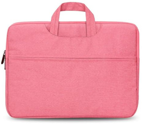 Housse Ordinateur 17.3 Pouces Protection Pochette Ordinateur Portable Sac Pochette Housse PC Imperméable Sac à Main Rose
