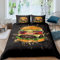 Pechiwuo Bettwäsche 135x200 Hamburger Bettwäsche-Set Winter Bettbezug Weiche Mikrofaser Bettzeug Set 3D Essen Kinderbettbezug 135x200 cm + 2 Kissenbezug 80x80 cm F22