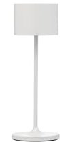 Blomus Mobile LED Leuchte -FAROL Mini- Tischlampe mit Akku, Touch, Dimmbar, Spritzwassergeschützt (White)