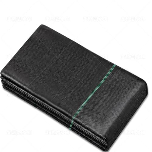 MLZPU Unkrautvlies Gartenvlies 2m x 10m, Geotextil, Garten Unkraut Leinwand, landwirtschaftliche Schwarze Baumstümpfe, Wurzelsperre, Unkraut, wasserdichtes Gewebe, UV-beständig