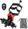Lottsall Tridaptor - Adattatore universale Digiscoping a 3 assi ad alta precisione in metallo con telecomando, cannocchiale telescopico, microscopio monoculare e binocolo per tutti gli smartphone