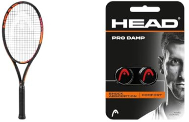 HEAD IG Challenge Team Racquet - Amazon Exclusive & Unisex-Erwachsene Pro Damp Tennis Dämpfer, Black, Einheitsgröße