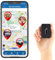 Winnes Mini GPS Tracker 1500 mAh Ohne ABO Mit Kostenloser App Anti Diebstahl Alarm Klein für Auto, Fahrrad, Kinder, Koffer