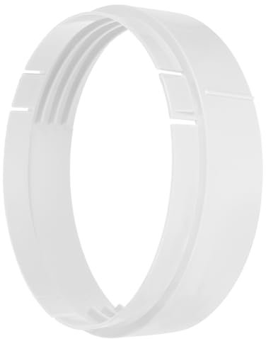 MOLUCKFU AnschlussstüCk Abluftschlauch 150Mm Adapter FüR Klimaanlage Universal Kunststoff Weiß Anschluss FüR Abluftrohr Ersatzteil
