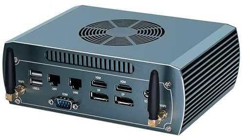 4K/ 8K HD Mini Gaming PC Windows 11 Pro, AMD Ryzen 7 7640HS, 4X USB, 2X HDMI, 2X DP, 2X Lans 2.5G, 2X Antennas, Desktop Mini Computer, Wi-Fi 6 BT5.2, 32GB DDR5 1TB PCle NVMe