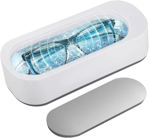 Pulitore ad Ultrasuoni, Lavatrice ad Ultrasuoni Professionale, Ultrasonic Cleaner, Occhiali Gioielli Orologi Pulizia ad Ultrasuoni, Detergente ad Ultrasuoni per Collane Anelli