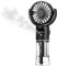 Portable Electric Handheld Fan with Water Mist Spray, Mini USB Hand Fan Rechargeable with 4 Speed, Battery Powered Small Fan Handheld for Holiday Office Outdoor, Travel Accessories for Women (Black)