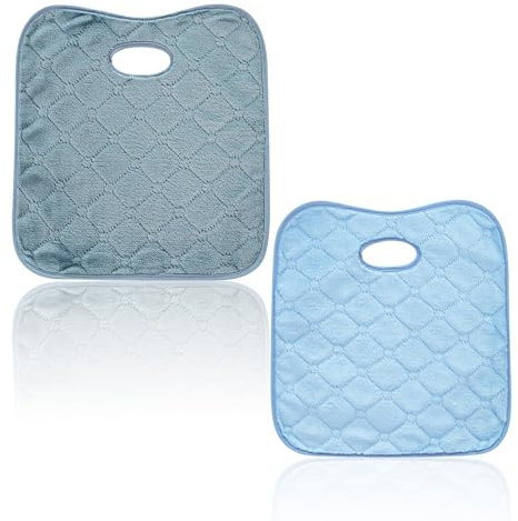 2 Pcs Potty Training Car Seat Protector,Waterproof Baby Car Seat Protector Potty Training Pads Breathable Toddler Kick Mats Potty Train Pad Chair Liners for Toilet Child Cars Seats Covers,Grey&Black