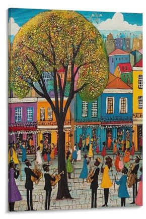 NFFBGFD Leinwand-Poster, Wandkunst, Dekor, Bild, Gemälde für Wohnzimmer, Schlafzimmer, Dekoration, 50 x 75 cm