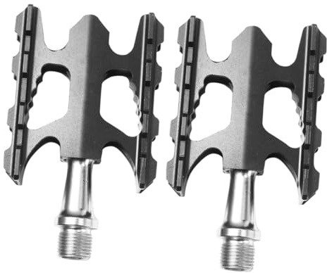 Garneck Leichtes Aluminiumlegierung Fahrradpedal Klappbar rutschfest mit für Mountainbike Trekking Rennrad Faltbares Pedal Fahrrad Zubehör Robust und für Urban Bike Cruiser Fahrräder