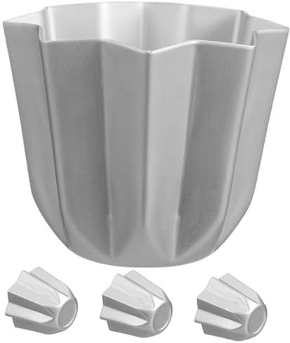 TOBBOMEY 4 pezzi Stampi da Forno Ottagonali Teglie per Torte Resistenti Alte Temperature Multiuso per Dolci e Pane Riutilizzabili e Compatti per Uso Quotidiano