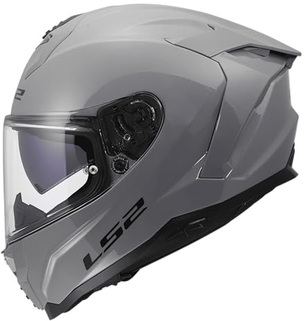 LS2, Integraler Motorradhelm CHALLENGER II SOLID Nardo Grey, XS