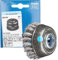PFERD Topfbürste, ø 80mm, gezopft, 0,50mm Edelstahldraht, X-LOCK-Aufnahme, 43306037 – für schnelle und komfortable Werkzeugwechsel
